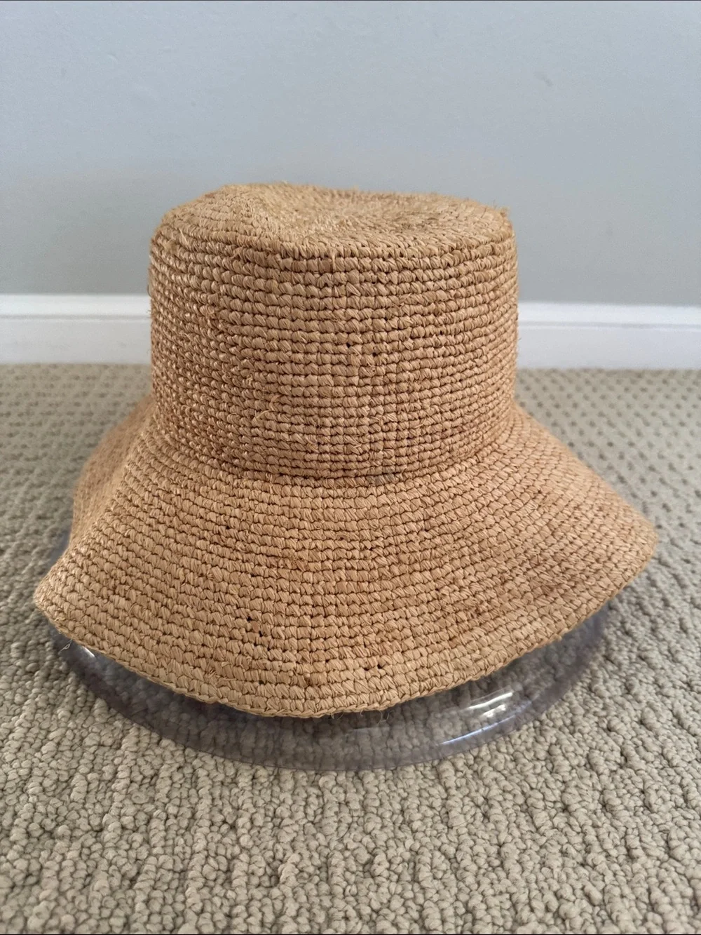 jcrew wide brim raffia bucket hat - Picture 2 of 9